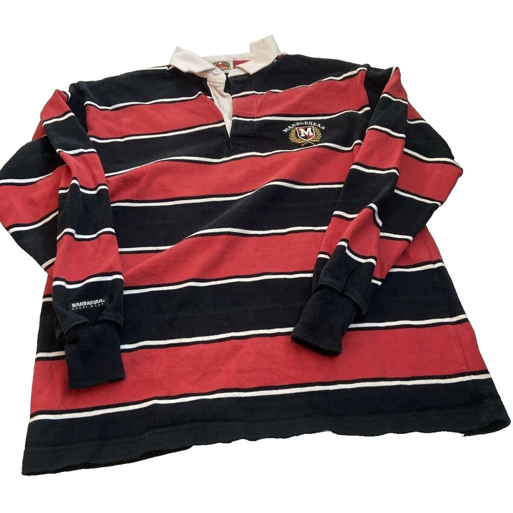 barbarian mens rugby shirt XL Marblehead